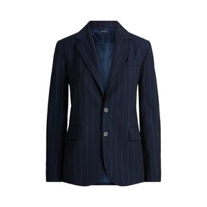 Nwt polo Ralph Lauren navy wool pinstripe blazer size 2